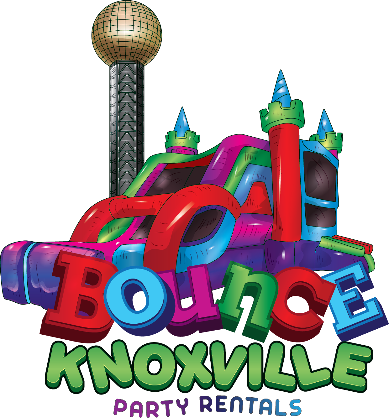 Bounce Knoxville Party Rentals logo Home