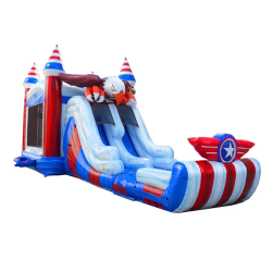 eagle dbl mega 3qtr 1201 1748656283 Freedom Flight Funhouse Red white and Bounce Combo wet